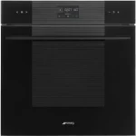 SMEG HŐLÉGKEVERÉSES SÜTŐ, Linea design, Galileo, 60 cm, ES LCD, mélyfekete üveg Azonnali szállítás