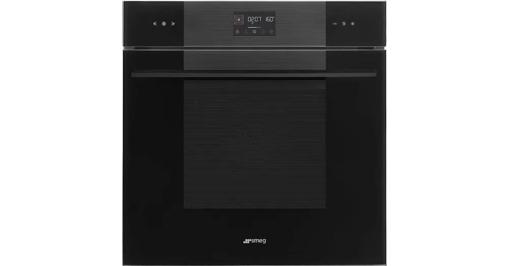 SMEG HŐLÉGKEVERÉSES SÜTŐ, Linea design, Galileo, 60 cm, ES LCD, mélyfekete üveg Azonnali szállítás