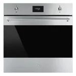 Biztonságos fizetés SMEG HŐLÉGKEVERÉSES SÜTŐ, Classica design, 60 cm, CS LCD, inox
