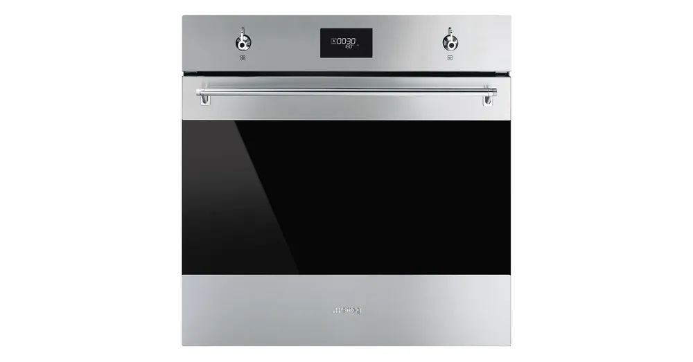 Biztonságos fizetés SMEG HŐLÉGKEVERÉSES SÜTŐ, Classica design, 60 cm, CS LCD, inox