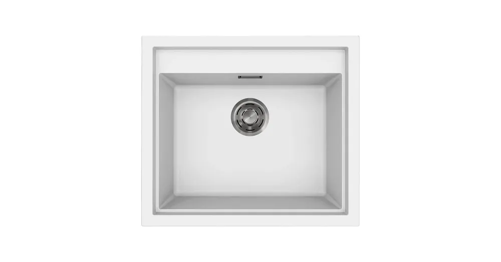 Prémium ELLECI - Mosogatótálca Sintesi 105 K96 White inox tartozékokkal