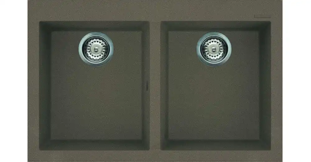 Árcsökkenés Elleci Quadra 350 gránit mosogató G43 Tortora 760x480mm