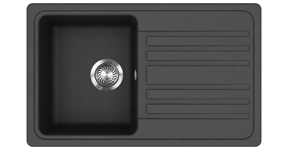 EVIDO Home 45S gránit mosogató, 765 x 460mm, antracit Utolsó esély