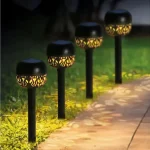 Gyors kiszállítás Leszúrható szolár lámpa - 1 melegfehér LED - 8 x 8 x 38 cm