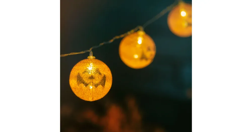 Utolsó esély Halloween-i LED-es lampion fényfüzér