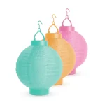 Szolár lampion - 3 színben - hidegfehér LED - 21 cm Árengedmény