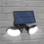 Mozgásérzékelős szolár reflektor - forgatható fejjel - 2 COB LED Legkelendőbb