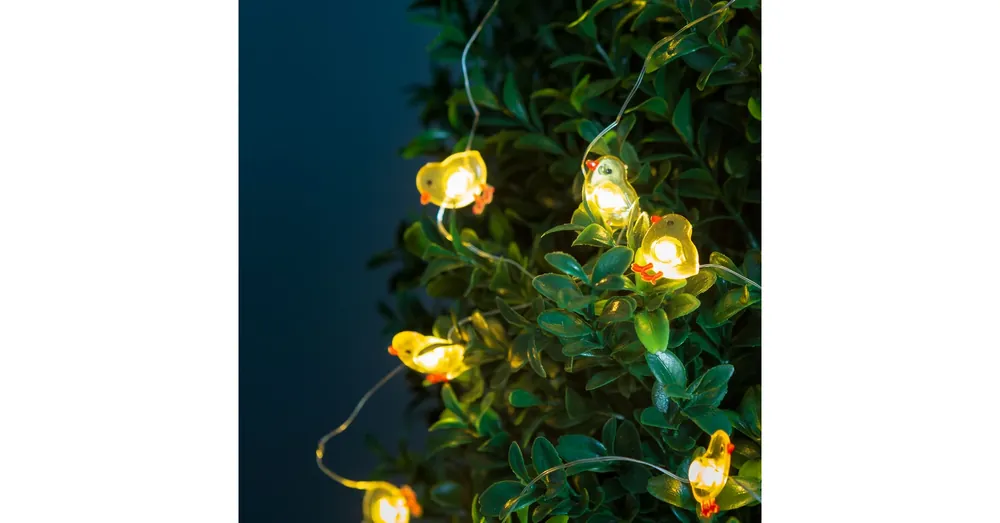 LED fényfüzér - csibe - 2 m - 20 LED - 2 x AA Legkelendőbb