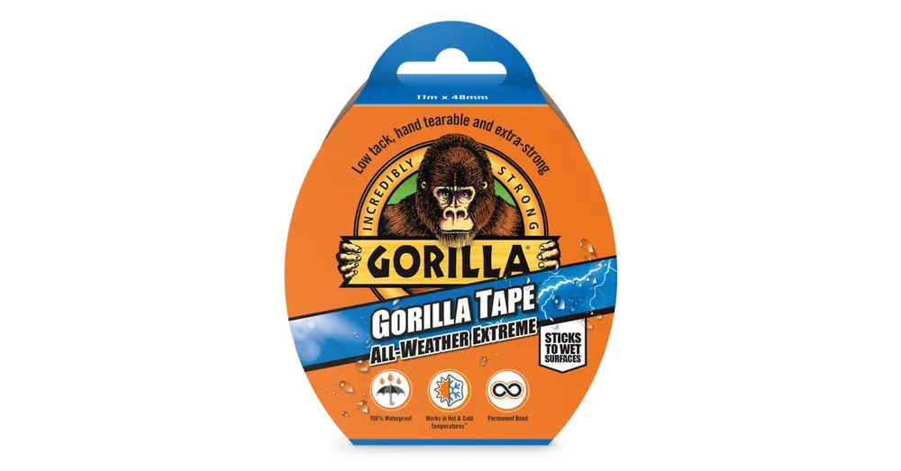 Expressz kézbesítés Gorilla Tape All Weather Extreme Fekete Extrém Erős Hőálló Ragasztószalag 11m x 48mm