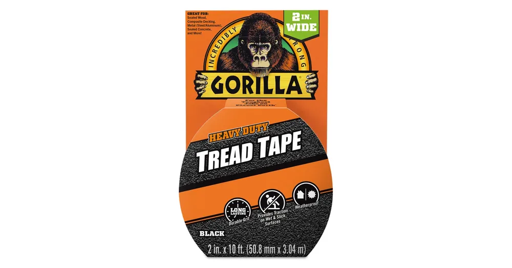 Ne maradj le Gorilla Tread Tape 3m x 50mm Fekete Csúszásgátló Szalag