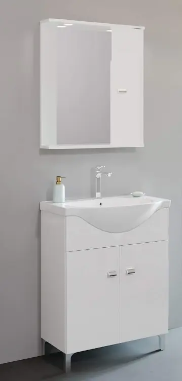 Bestseller S-Due, Sam 55, komplett fürdőszoba bútor szett, 839+199LED