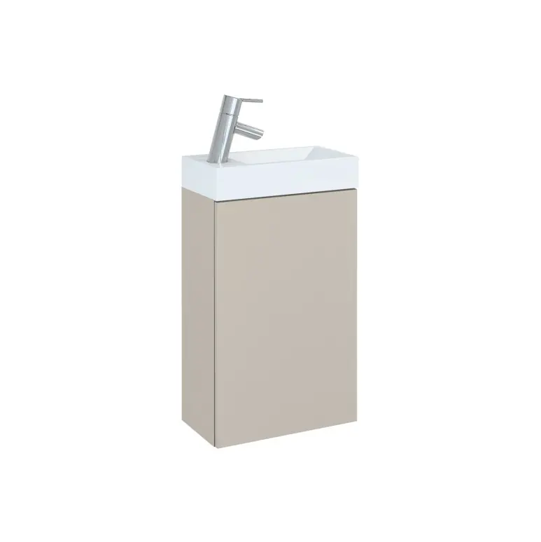 Elita Young Basic kézmosó szekrény szett, 40 cm, 1 ajtós,matt füst Prémium