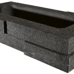 KK Kavics Manufaktúra Vezúv Támfal normálkő antracit 58/60x29x12 cm Vásárlói kedvenc