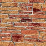 Outlet Delap, Mini hasított kő Ciprus/Korall/900V, 50x50 cm