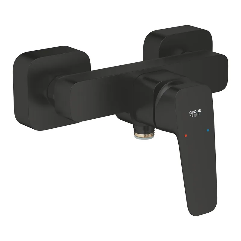 Végkiárusítás Grohe Cubeo, egykaros zuhanycsaptelep, matt fekete 1018242430