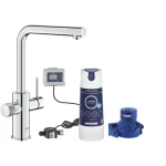 Azonnali szállítás Grohe Blue Pure S mosogató csaptelep kihúzható fejjel és vízszűrővel, 30591000