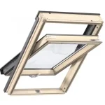 Velux, Tetőtéri ablak, GLL MK08 1061B, 3-rétegű üvegezés, lakkozott fa, 78x140 cm Végkiárusítás