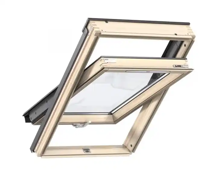 Velux, Tetőtéri ablak, GLL MK08 1061B, 3-rétegű üvegezés, lakkozott fa, 78x140 cm Végkiárusítás