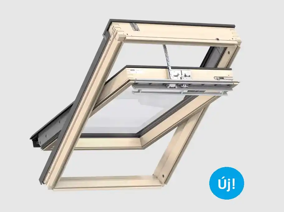Velux, Elektromos tetőablak, GLL MK06 106421, készre lakkozott fa, 78x118 cm Korlátozott ajánlat
