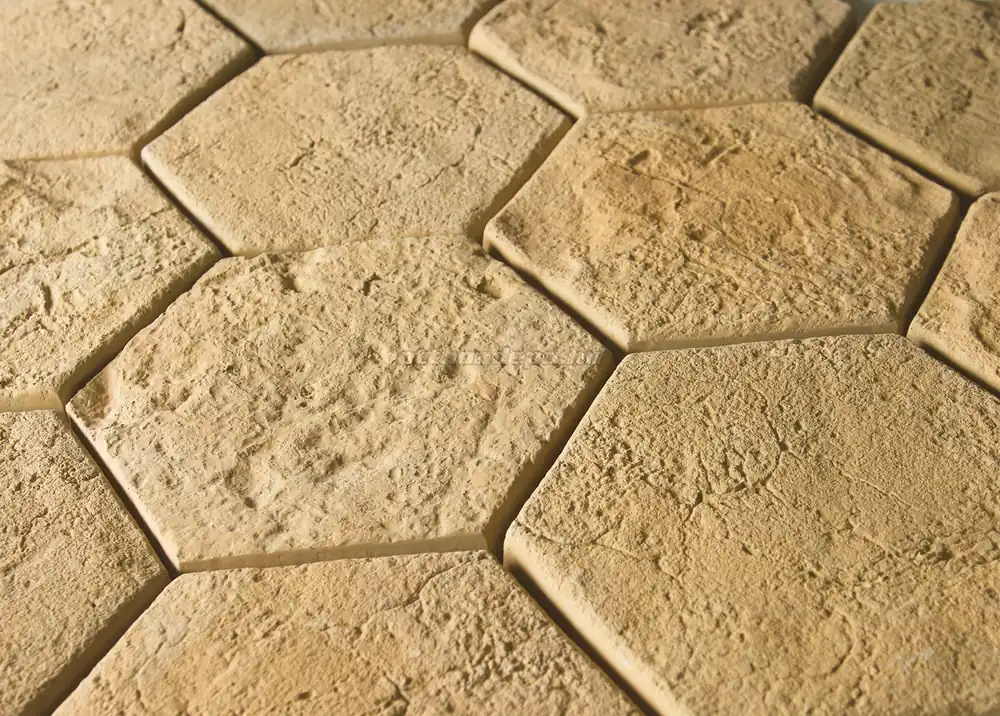 Bestseller FabroStone, Cotto Hexa Homok térburkolat 20x20x2 cm