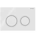 Árcsökkenés Nyomólap, Geberit, Omega20 115.085.11.1, Omega tartályhoz, 2 mennyiséges, fehér - matt fehér