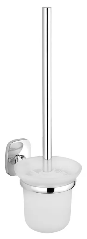 Sapho, Aqualine Rumba fali WC-kefetartó, tejüveg/króm, RB108 Expressz szállítás