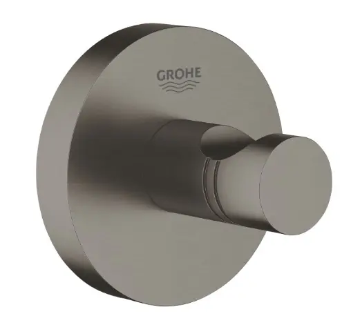Népszerű Grohe Essentials Fürdőköpeny akasztó, brushed hard graphite, 40364AL1