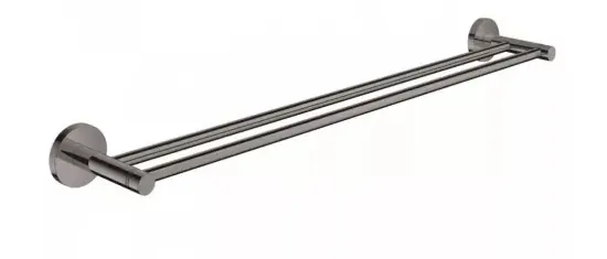 Grohe Essentials Dupla fürdőlepedő tartó 600 mm, hard graphite, 40802A01 Gyors szállítás
