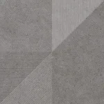 Dekorcsempe, Ragno, Richmond Decoro Geo Silver Touch matt rett., 33x100 cm Azonnali szállítás