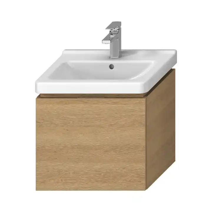 Fürdőszobabútor, Jika, Cubito Pure alsószekrény, tölgy, 55 cm-es mosdóhoz H40J4223015191 I.o. Olcsóbb
