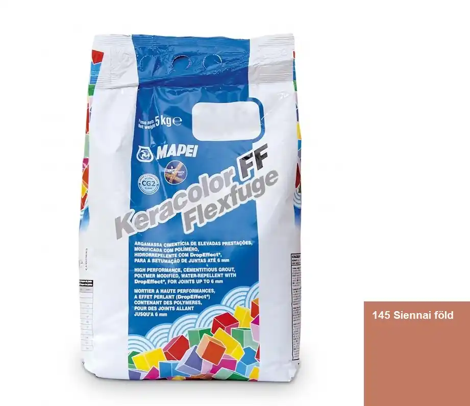 Fugázó, Mapei, Keracolor FF Flex Nr.145 Siennai föld, 5 kg Exkluzív ajánlat