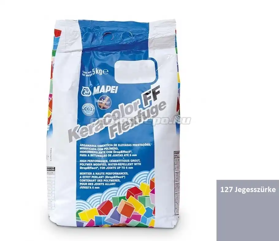Népszerű Fugázó, Mapei, Keracolor FF Flex Nr.127 Jegesszürke 5 kg