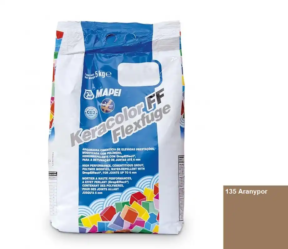 Outlet Fugázó, Mapei, Keracolor FF Flex Nr.135 Aranypor, 5 kg