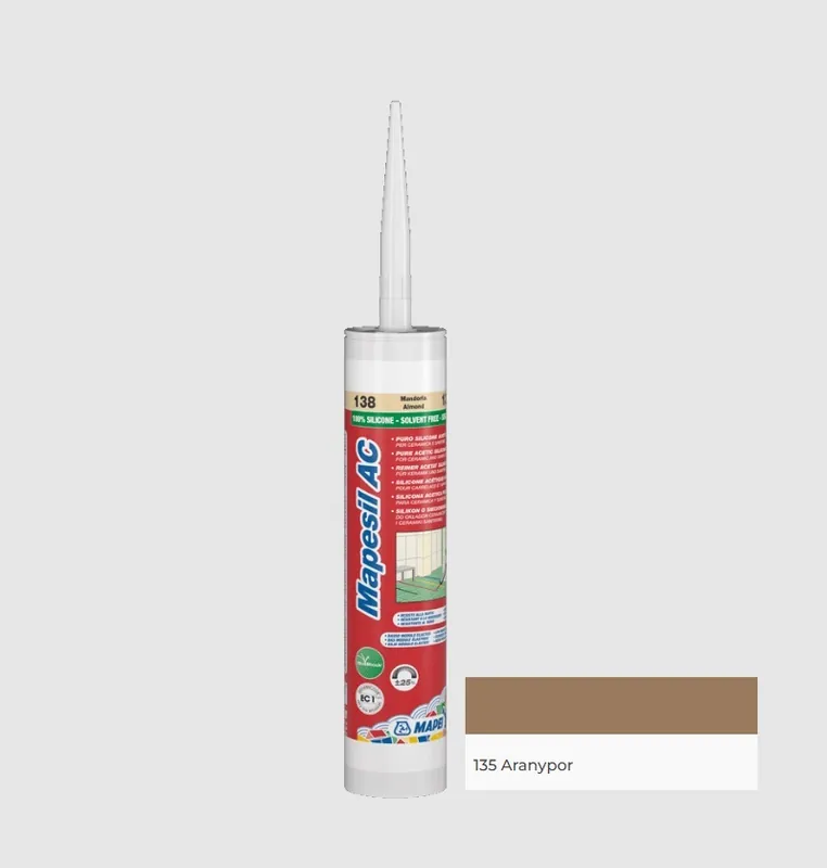 Mapei, Mapesil AC NR.135 Aranypor hézagtömítő 310 ml I.o. Azonnali szállítás