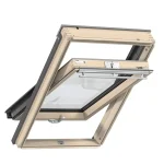 Velux, Tetőtéri ablak, GZL PK08 1051B, 2-rétegű üvegezés, lakkozott fa, 94x140 cm Alacsony ár