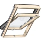 Velux, Tetőtéri ablak, GLL PK08 1064B, 3-rétegű üvegezés, lakkozott fa, 94x140 cm Árcsökkenés