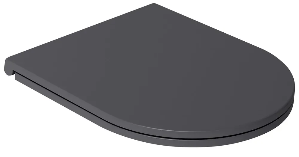 WC ülőke, Sapho Isvea Infinity Slim 40KF0522I-S, soft close - lassú záródású, vékony kivitel, antracit Rendeld meg most