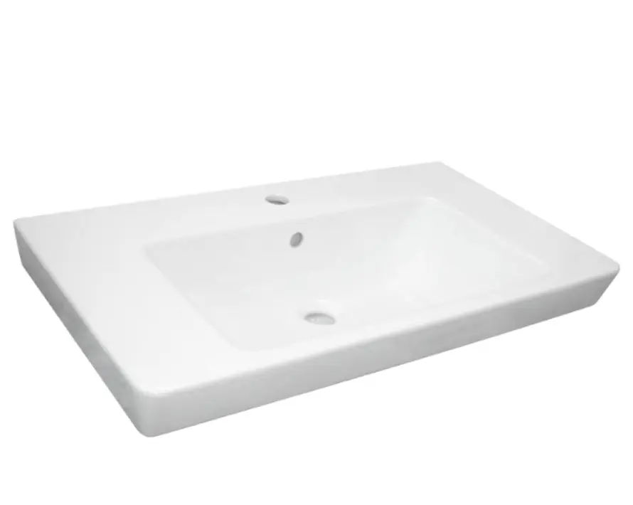 Mosdó, Roca, Caserta A3270J0000, pultra ültethető, csaplyukkal, 80 cm Expressz szállítás