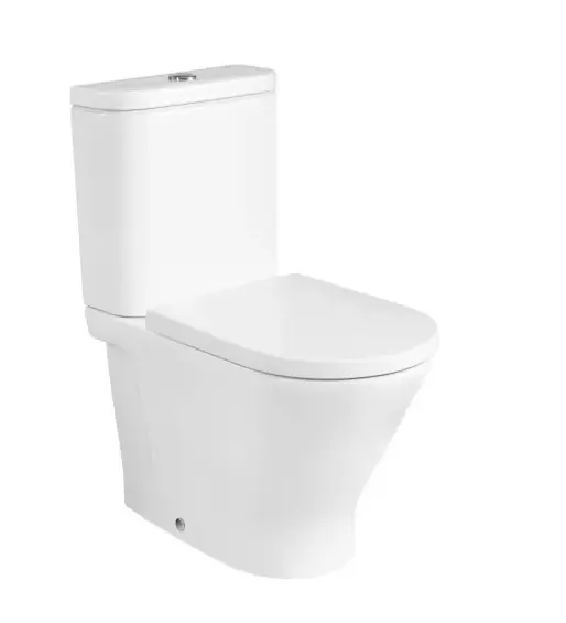 WC, Roca, The Gap Round A3420N7000, álló, monoblokkos, rimless (perem nélküli), mélyöblítésű Azonnali szállítás