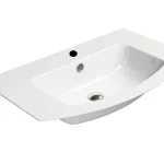 Expressz kézbesítés Mosdó, Sapho, GSI Pura Slim 8826111, falra szerelhető, csaplyukkal, 82 cm