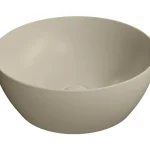 Mosdó, Sapho GSI Pura 885108, pultra ültethető, matt krétafehér, átmérő: 42 cm Gyors kiszállítás