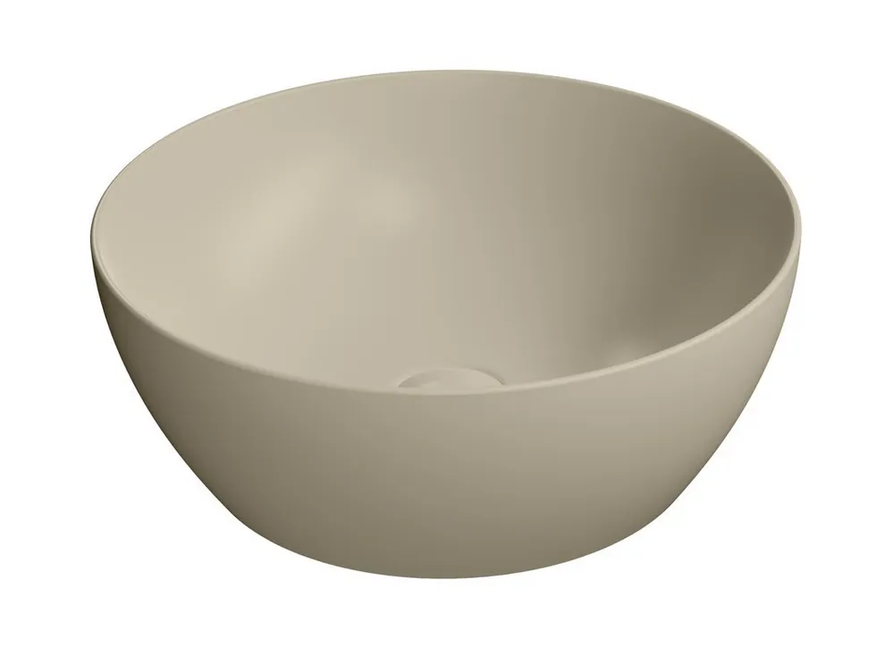 Mosdó, Sapho GSI Pura 885108, pultra ültethető, matt krétafehér, átmérő: 42 cm Gyors kiszállítás