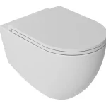 WC, Sapho, Isvea Infinity 10NF02001-2L, fali, rimless (perem nélküli), mélyöblítésű, matt fehér Korlátozott ajánlat