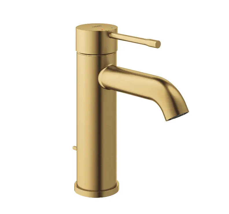 Olcsó Grohe Essence egykaros mosdó csaptelep, S-es méret, brushed cool sunrise, 23589GN1