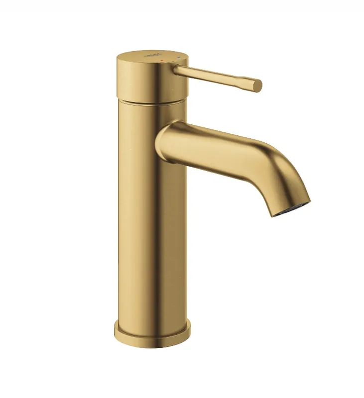 Grohe Essence egykaros mosdó csaptelep, S-es méret, leeresztő nélkül, brushed cool sunrise 23590GN1 Rendeld meg most