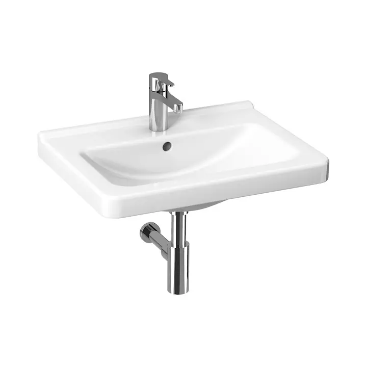 Outlet Mosdó, Jika, Cubito H8104240001041, csaplyukkal, szifontakaró nélkül, 65 cm