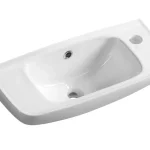 Mosdó, Sapho, Aqualine Small 10TP70051, falra szerelhető, csaplyukkal, 51 cm Ne maradj le