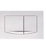 Nyomólap, Wellis, Clarice Angular EE00274, 2 mennyiséges, szögletes gombbal, matt króm Szuper ajánlat
