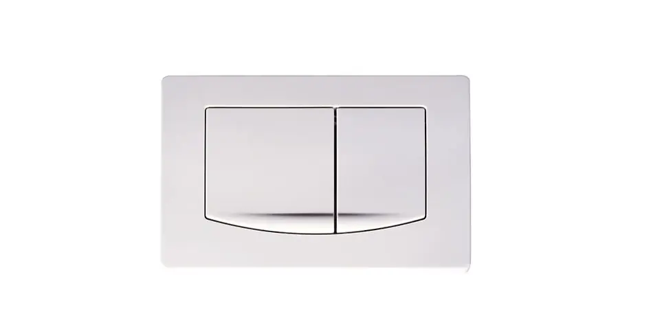 Nyomólap, Wellis, Clarice Angular EE00274, 2 mennyiséges, szögletes gombbal, matt króm Szuper ajánlat