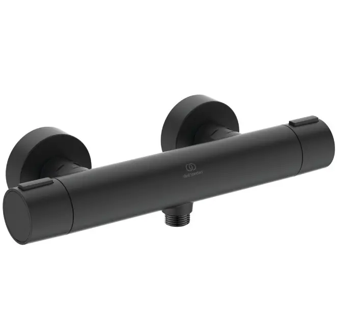 Gyors szállítás Ideal Standard, Ceratherm Alu+ Termosztátos zuhanycsaptelep, fekete, BD582XG